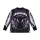 U1niversity of Music Jersey by U14U, purple and black long-sleeve jersey, front