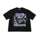 The Young Maestro tee by U14U, black tee with Yuvan portrait print, front